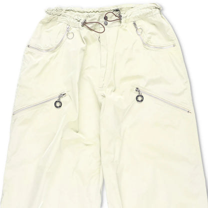 CHARLIE CONSTANTINOU Mens Nylon Essential Trousers Baggy Green M - L RRP 550 — View 2