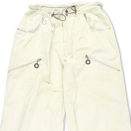 CHARLIE CONSTANTINOU Mens Nylon Essential Trousers Baggy Green M - L RRP 550 — View 2