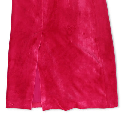 GUCCI Women Aline Maxi Skirt Mid Waist Aline A-Line Burgundy Red Size 40 RRP2100 — View 10