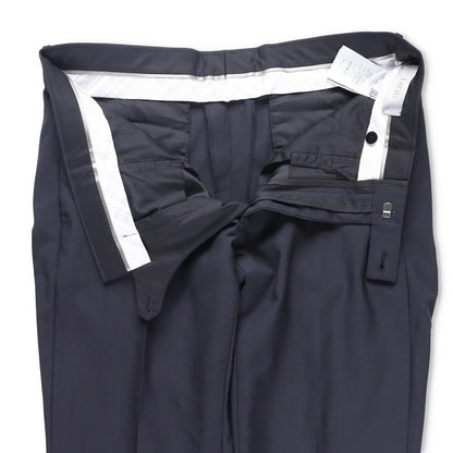 DIOR Mens Dress Pants Virgin Wool Cupro Blend Pleated Black Size 48 R RRP 400 — View 6