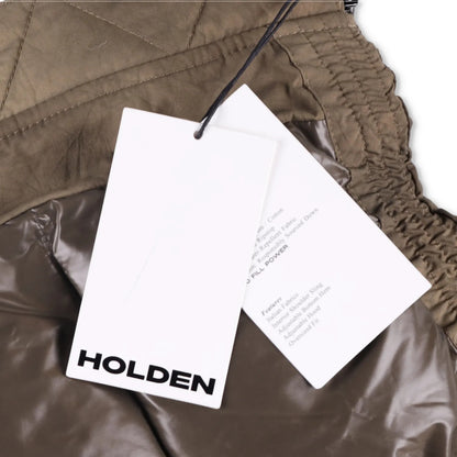 HOLDEN Mens Beige Hooded Puffer Jacket Nylon Polyamide Zip Closure S-M RRP 800 — View 10