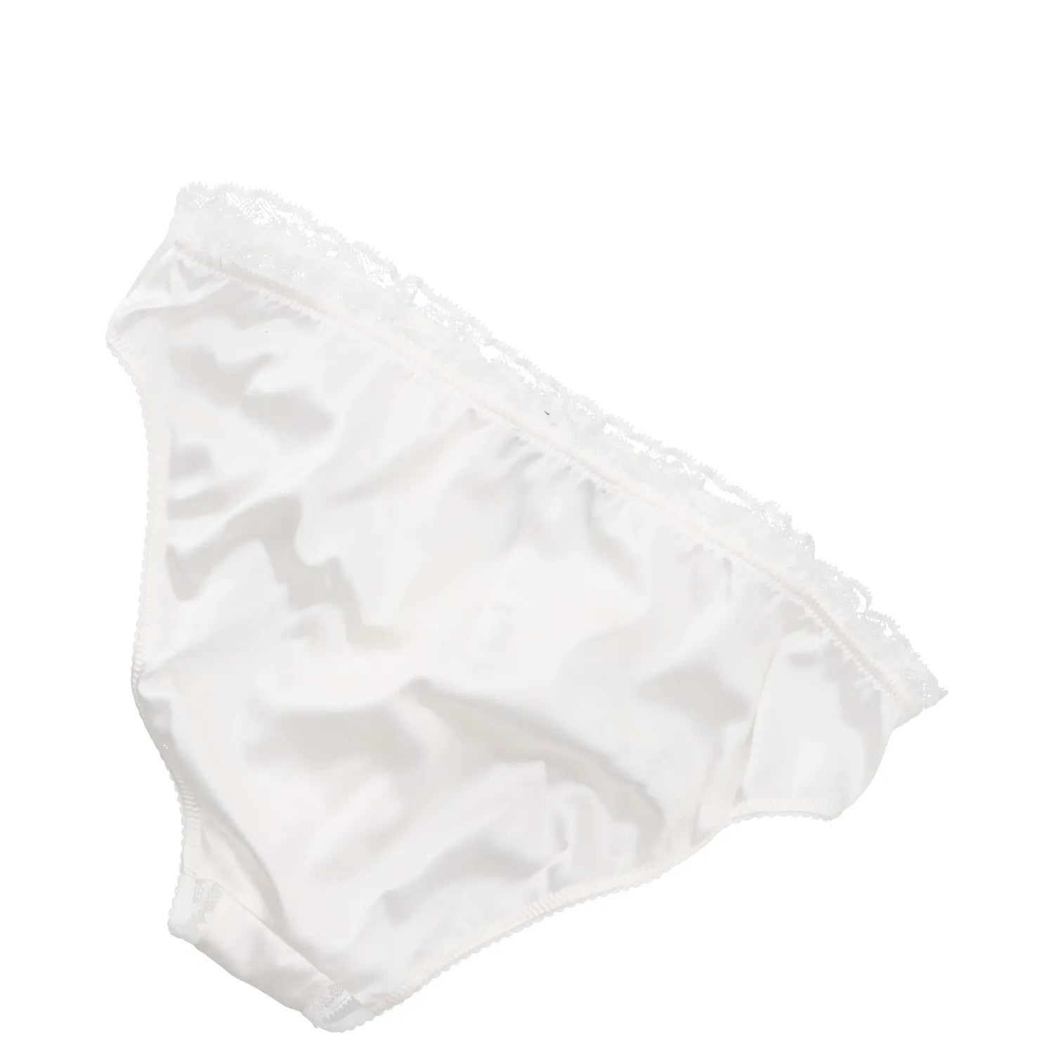 DOLCE & GABBANA Womens Brief Sheer Panel Lace White Knickers Size M RRP 245 — View 4