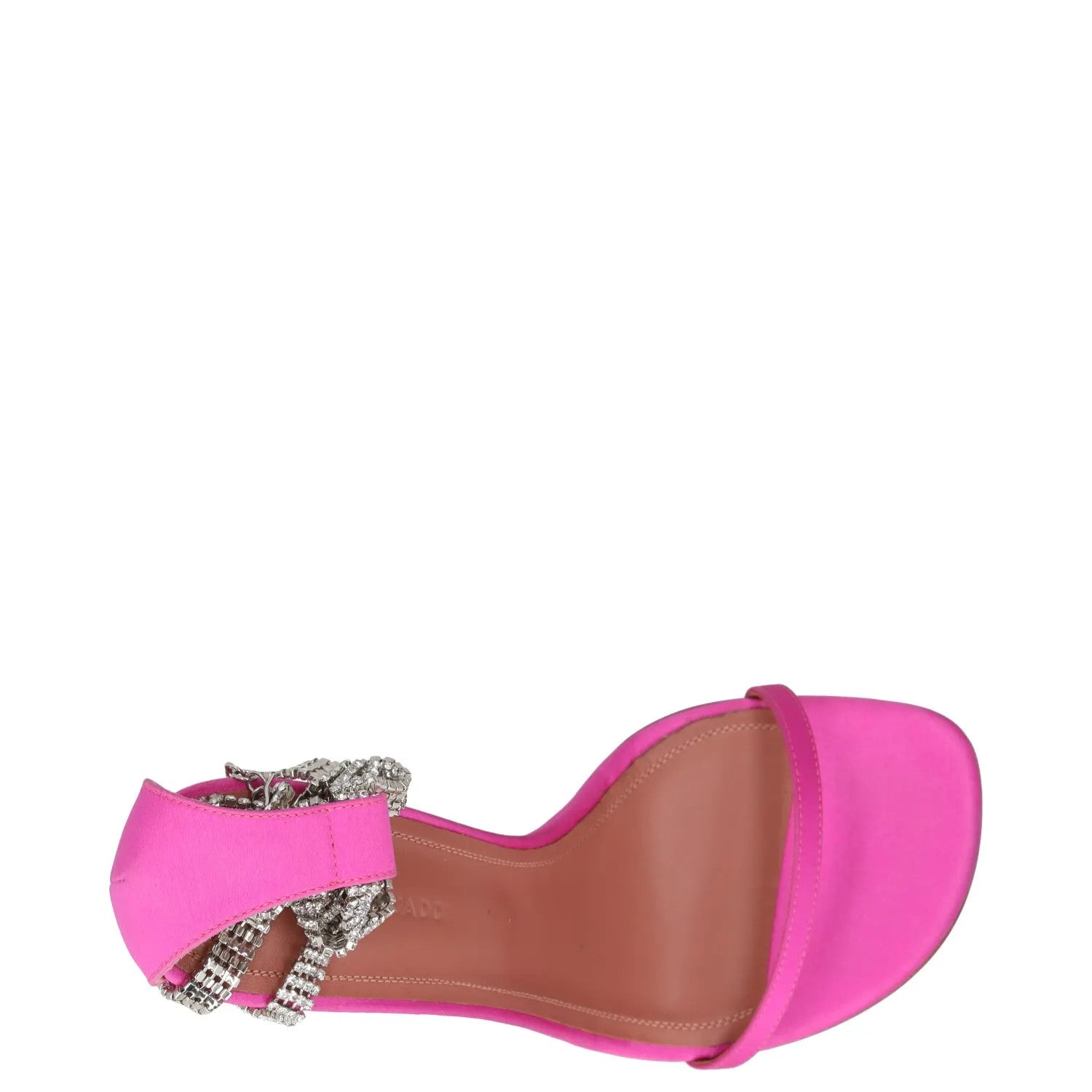 AMINA MUADDI Womens Heels Stiletto Pink Leather Rhinestone Strap UK 4 RRP 550 — View 7