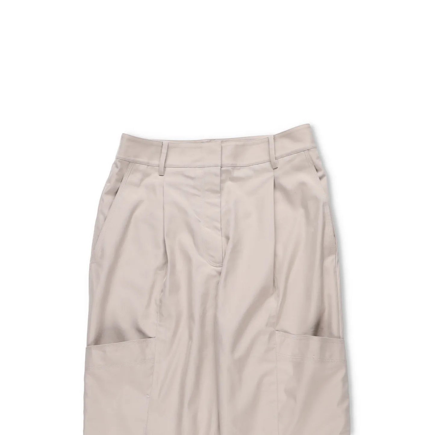 TIBI Mens Trousers Cotton Regular Fit Beige Large Pockets Size 6 RRP 250 — View 2
