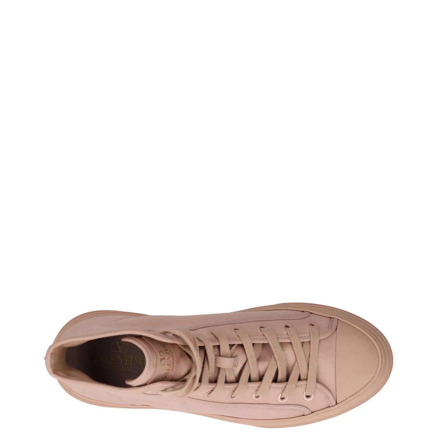 VALENTINO Mens Trainers Pink Synthetic Sneaker High Top Lace Up UK 9 RRP 600 — View 7