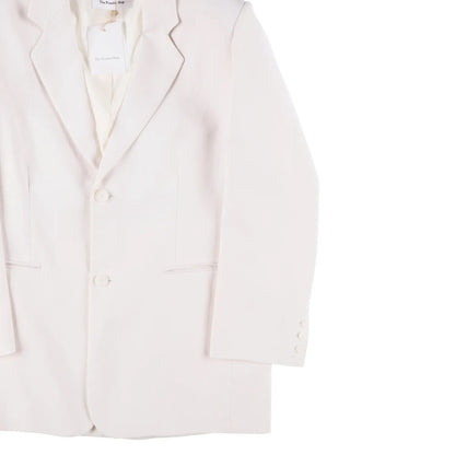 FRANKIE SHOP Womens Aiden Single Breasted Blazer Linen White Size S RRP 350 — View 5