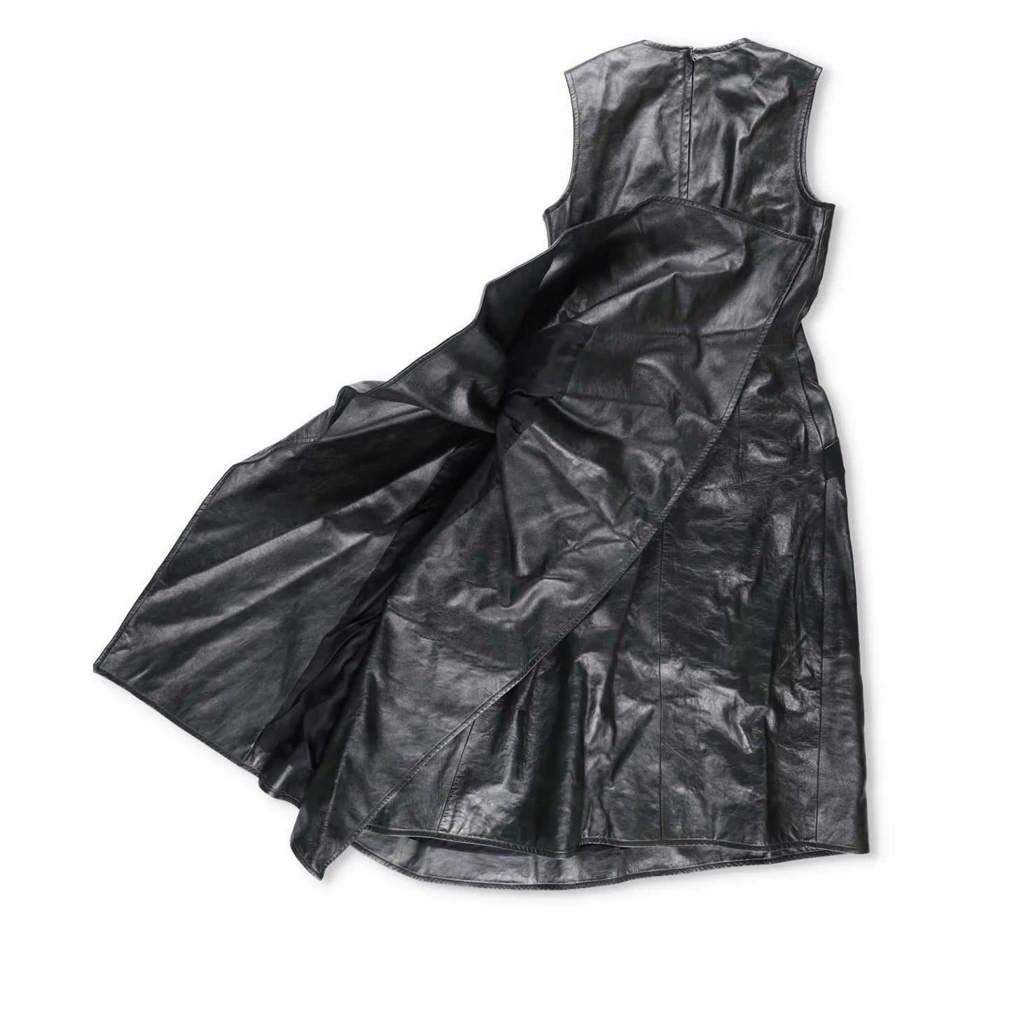 BOTTEGA VENETA Womens Dress Knee Length Sleeveless Side Drop Grey 40 RRP 5200 — View 7