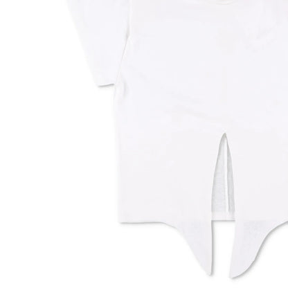 ISABEL MARANT Womens Zelikia T-Shirt Short Sleeve Tie Front White Size S RRP 235 — View 3