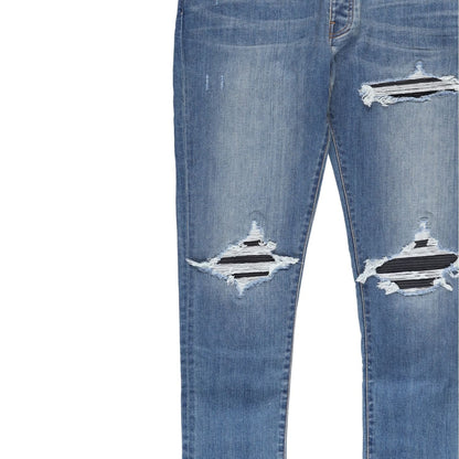 AMIRI Mens Mx1 Skinny Jeans Blue Denim Mid Rise Button Closure Size 36 RRP 1115 — View 4
