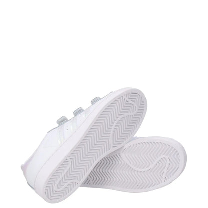 ADIDAS Girls Superstar Sneaker Leather Low Top White Trainers EU 34 RRP 55 — View 8