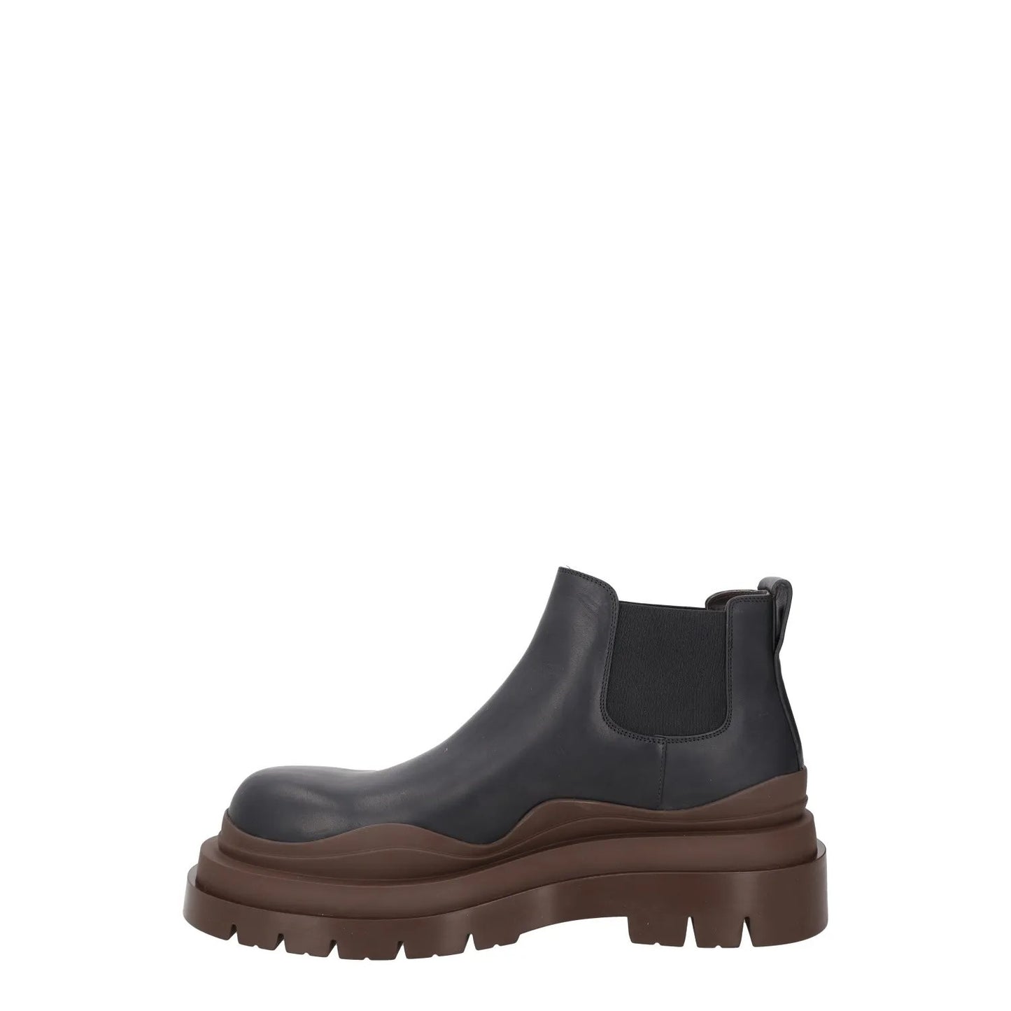 BOTTEGA VENETA Womens Chelsea Boots Slip On Black Brown Leather UK 9 RRP 990 — View 4