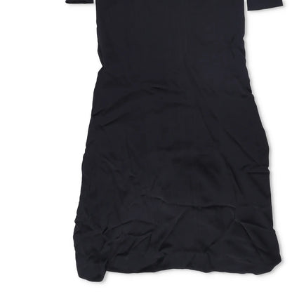 MUGLER Women Long Gown Dress Crew Neck Long Sleeve Black Size 42 RRP 2250 — View 5