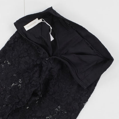 ZIMMERMANN Womens Matchmaker Lace Wide Leg Trousers Black High Rise XS RRP 550 — View 9