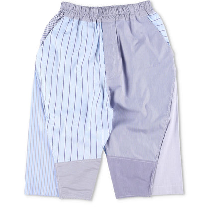 BY WALID Mens Shorts Cotton Multicoloured Patchwork Elastic Waist Size S RRP 400 — View 2