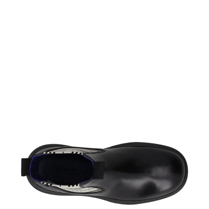BURBERRY Womens Burb Creeper Chelsea Boot Flat Check Pattern Black UK6 RRP 828 — View 7