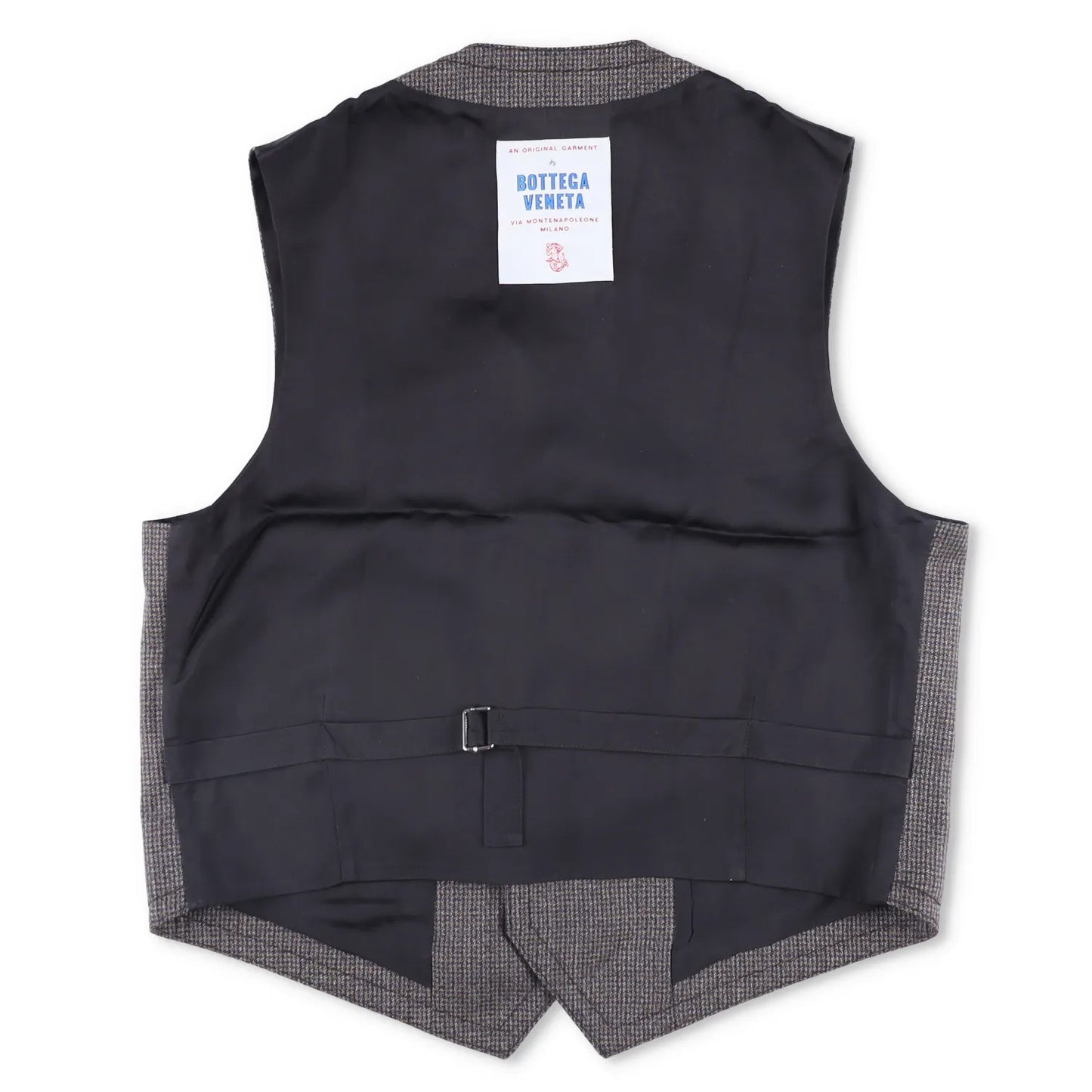 BOTTEGA VENETA Womens Jacket Waistcoat Scoop Neck Sleeveless Grey 42 RRP 990 — View 10