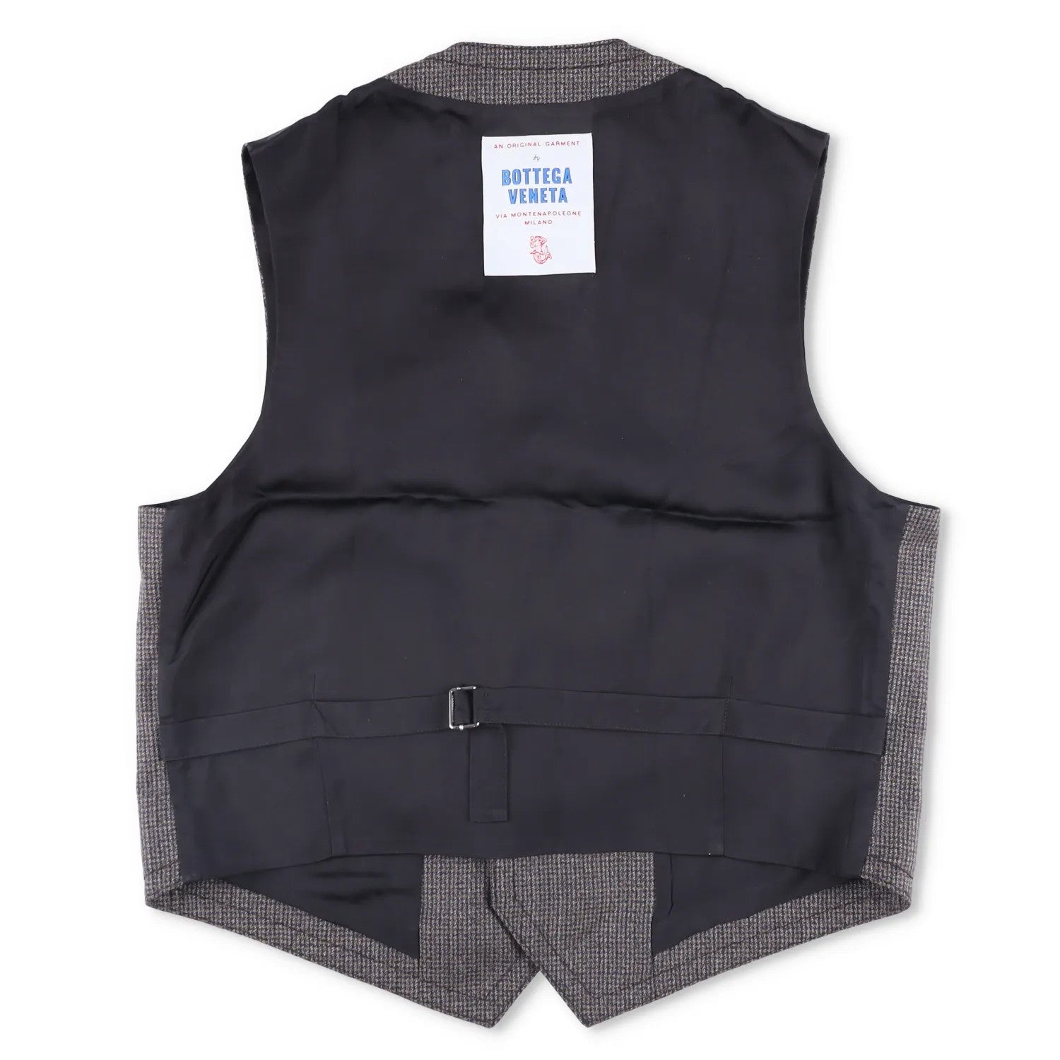 BOTTEGA VENETA Womens Jacket Waistcoat Scoop Neck Sleeveless Grey 42 RRP 990 — View 10