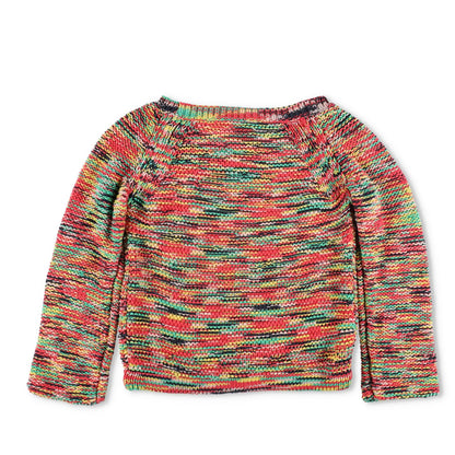 CHLOE Womens Knit Rainbow Kangaroo Pouch Pullover Jumper Multicoloured L RRP 730 — View 10