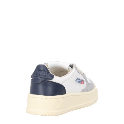 AUTRY Unisex Kids Medalist Trainers Leather Low Top White Comb EU 32 RRP 165 — View 6