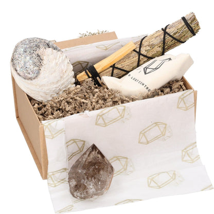 She's Lost Control Cleanse + Protect Giftset Incense Crystal Sage OS RRP 165