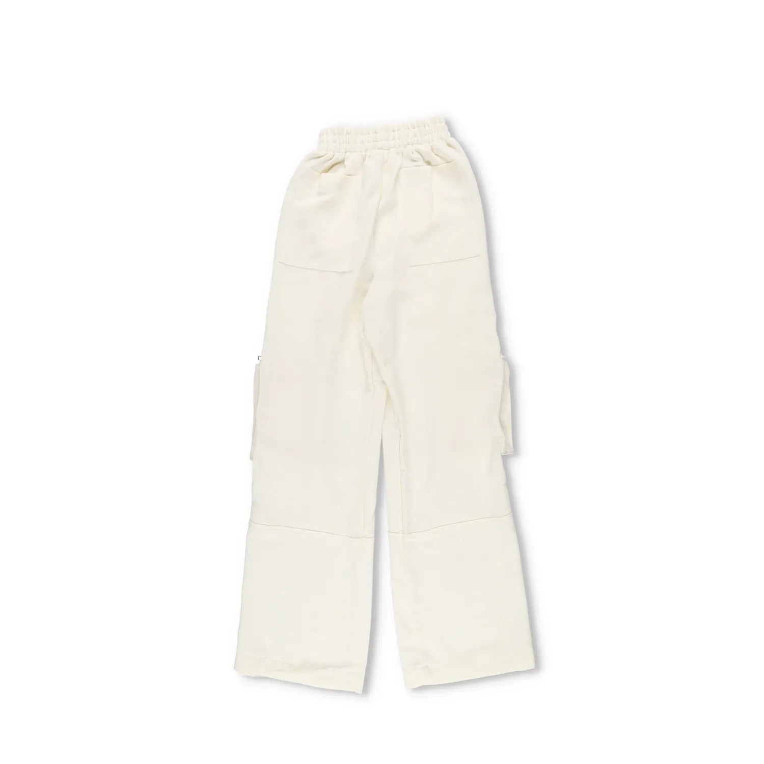 PARIS GEORGIA Womens Trousers Ivory White Wide Leg Side Pockets Size L RRP 250 — View 9