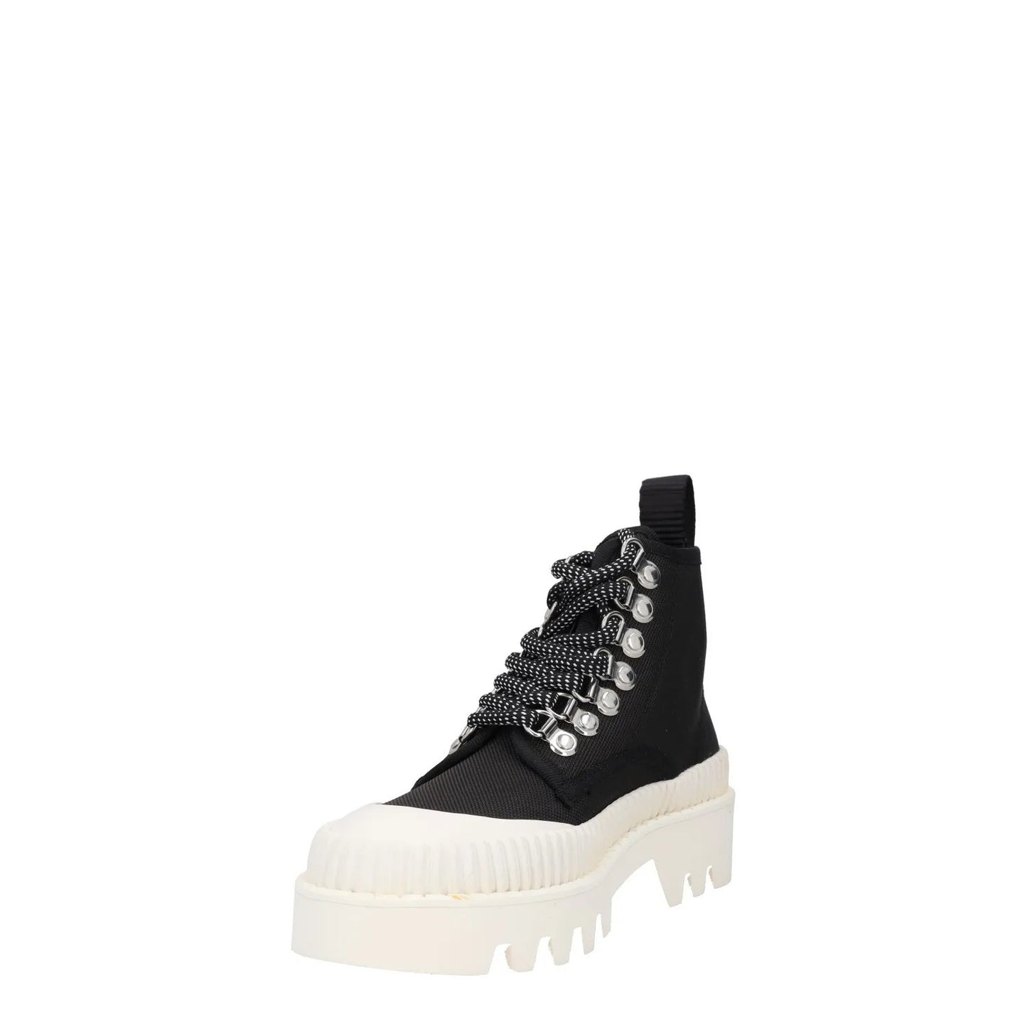 PROENZA SCHOULER Womens Trainers High Black Canvas Chunky White Sole UK 3 RRP750 — View 3
