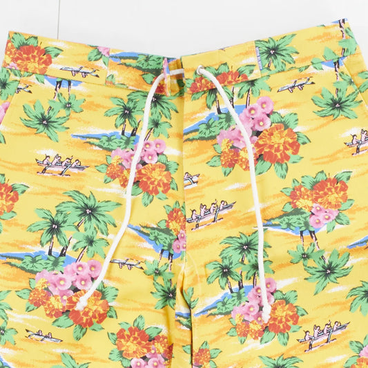 Anton Belinskiy Mens Printed Floral Bermuda Shorts Yellow Size S RRP 500 — View 2