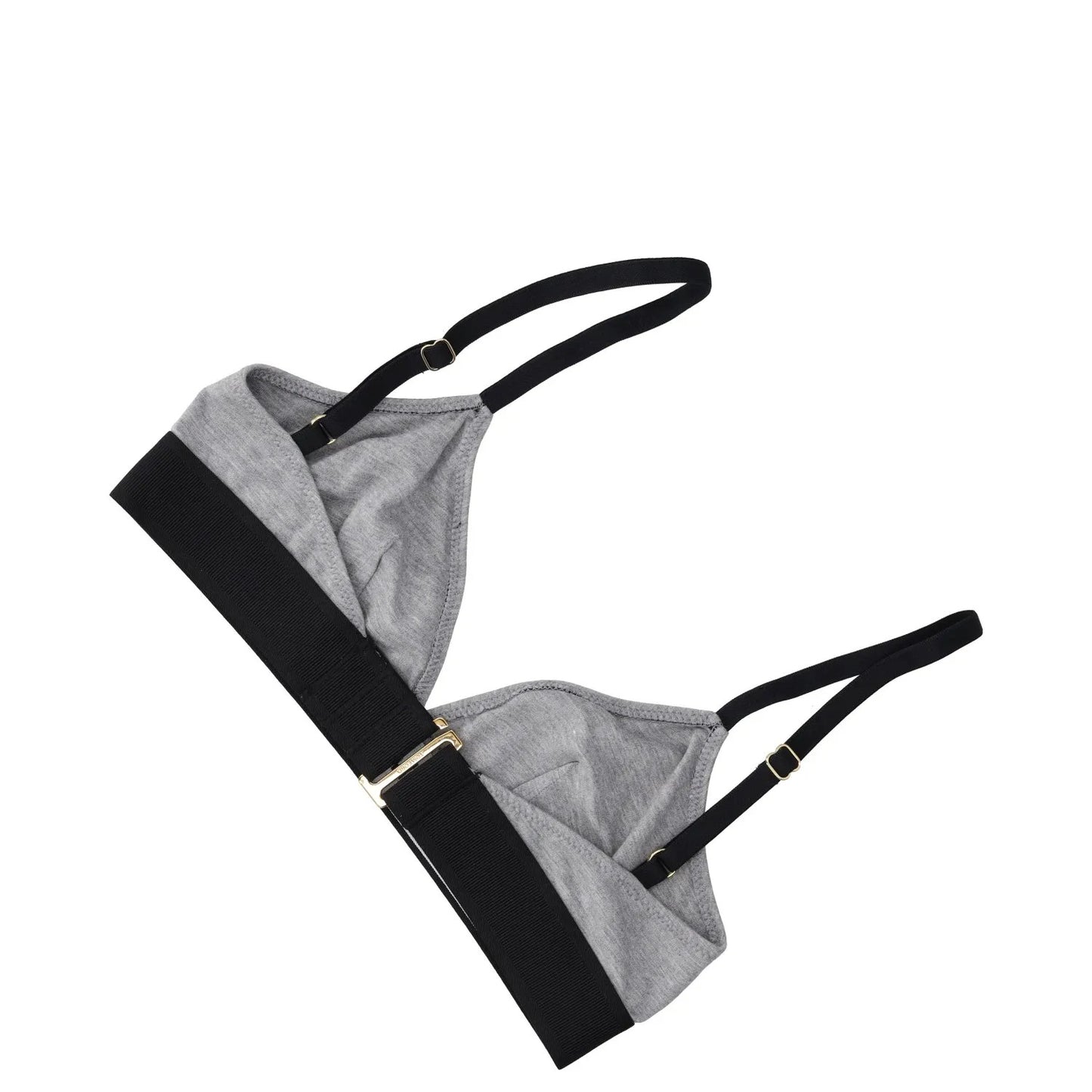 TOM FORD Womens Soft Cup Bra Jersey Logo Band Grey Strap Size XS RRP 155 — View 4