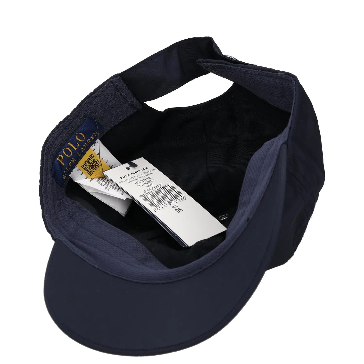 POLO RALPH LAUREN Mens Baseball Cap Navy Blue Adjustable Front Logo Size M RRP65 — View 7