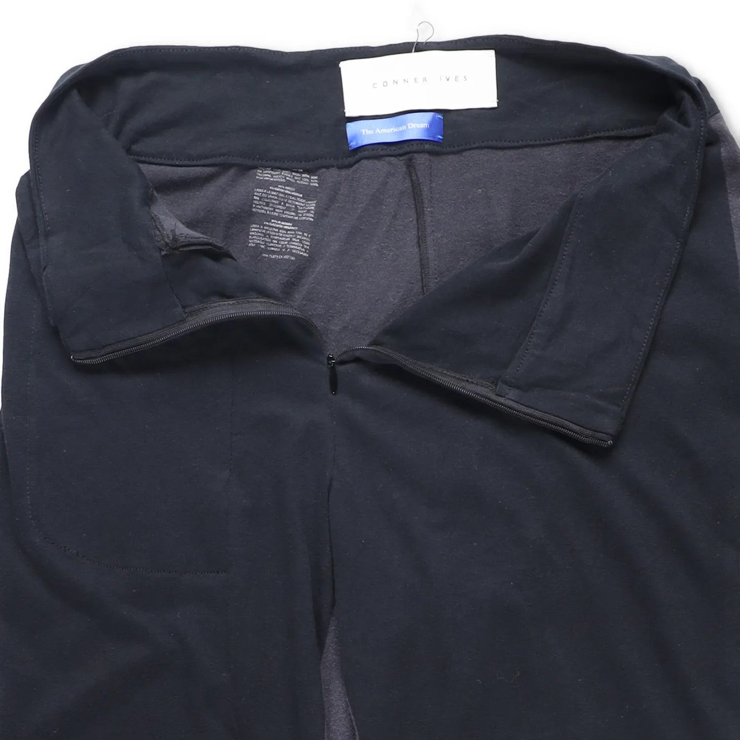CONNER IVES Womens Flared Joggers Mixed Vintage Fibre Black Logo Size L RRP 250 — View 8