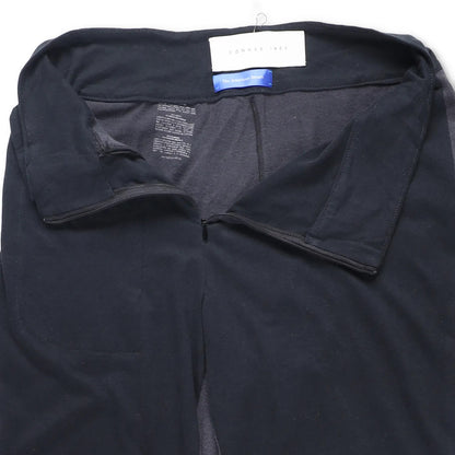 CONNER IVES Womens Flared Joggers Mixed Vintage Fibre Black Logo Size L RRP 250 — View 8