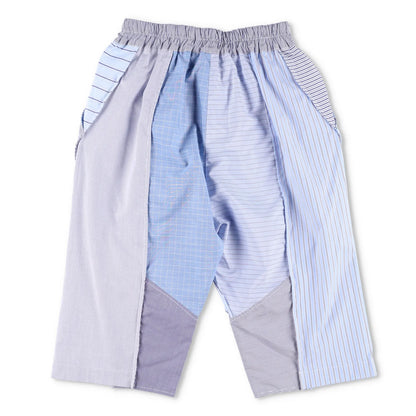 BY WALID Mens Shorts Cotton Multicoloured Patchwork Elastic Waist Size S RRP 400 — View 3