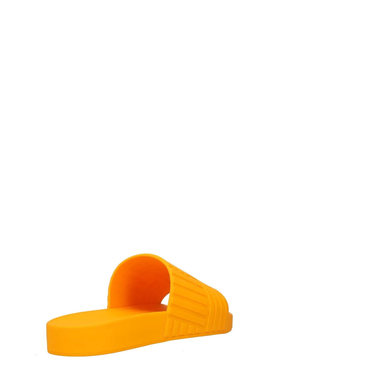 BOTTEGA VENETA Womens Slides Flat Rubber Geometric Print Orange UK 6 RRP 300 — View 6