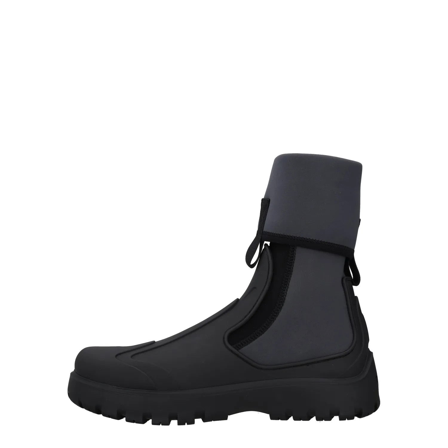 DIOR HOMME Mens Garden Rain Boots Black Synthetic Waterproof UK 12 RRP 855 — View 4