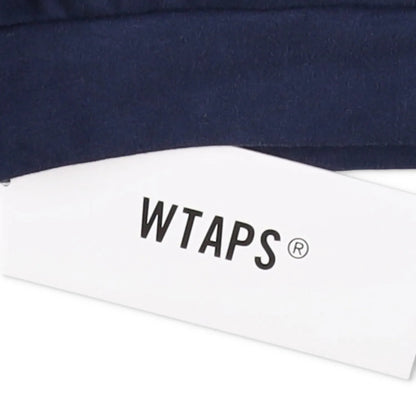 WTAPS Mens Hoodie Blue Cotton Kangaroo Pocket Logo Pullover Size X 04 RRP 200 — View 6