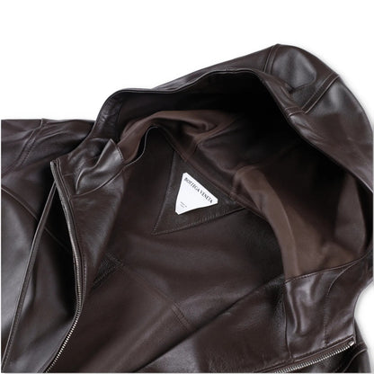 BOTTEGA VENETA Womens Blouson Medium Weight Nappa Coat Jacket Green XL RRP 3882 — View 7