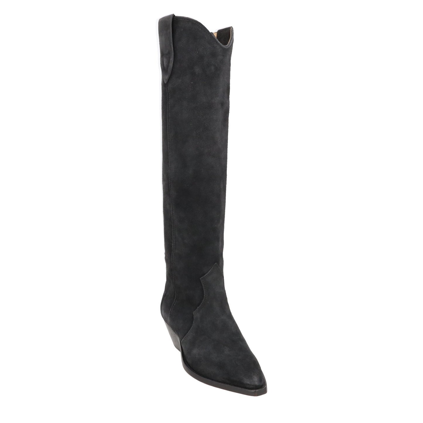 ISABEL MARANT Womens Denvee 40 Cowboy Boots Black Leather Mid Heel EU 35 RRP795 — View 2