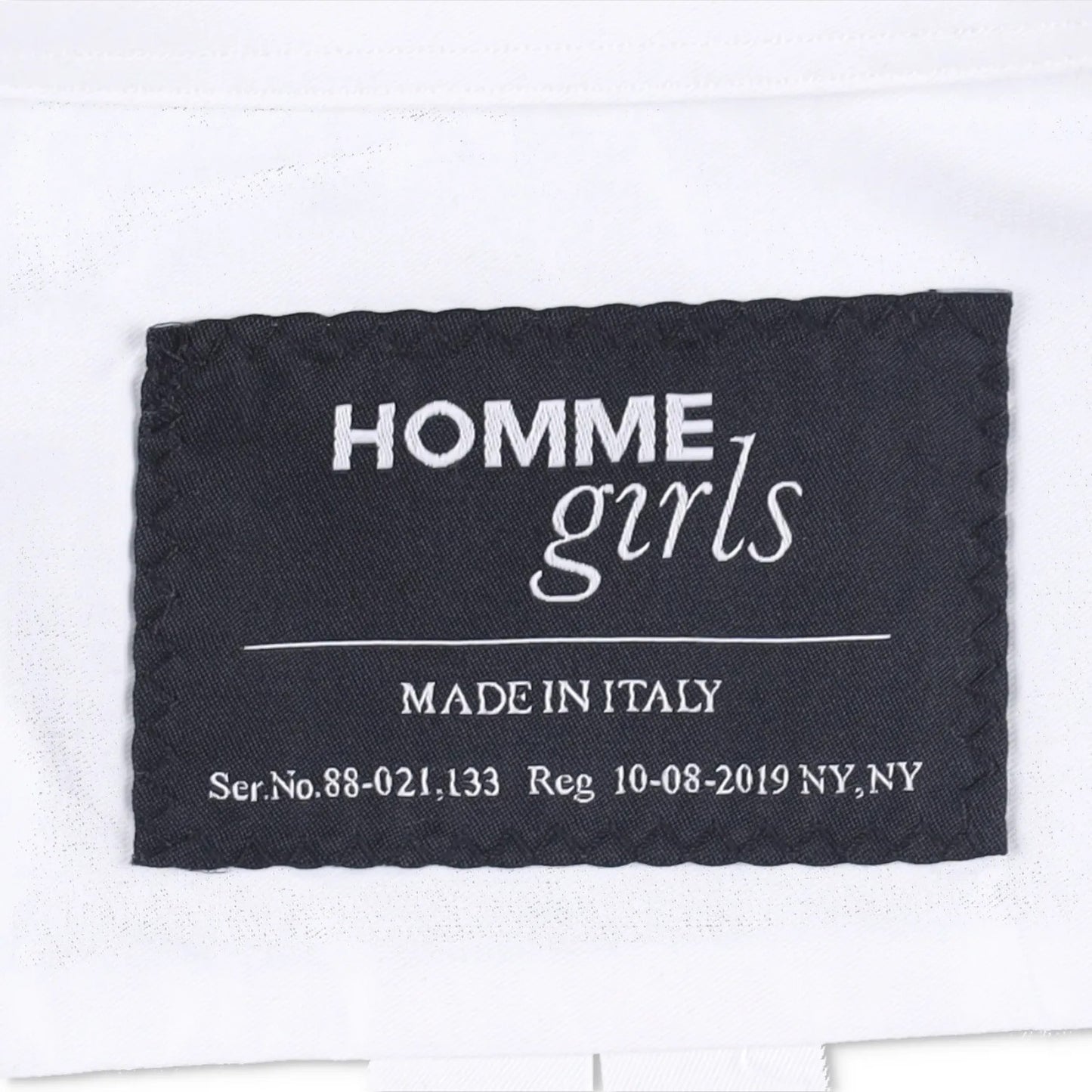 HOMMEGIRLS Womens Classic Shirt Long Sleeves Button-Up White Size M RRP 185 — View 8