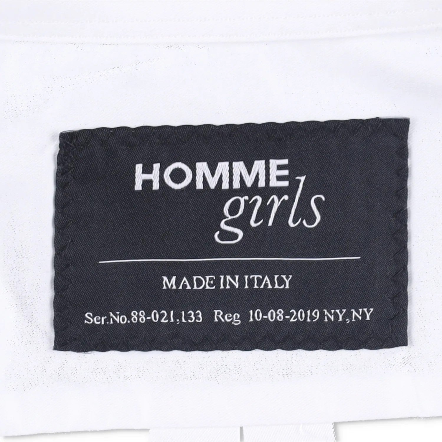 HOMMEGIRLS Womens Classic Shirt Long Sleeves Button-Up White Size M RRP 185 — View 8