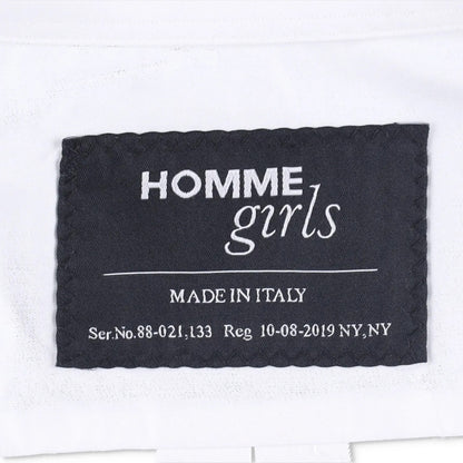 HOMMEGIRLS Womens Classic Shirt Long Sleeves Button-Up White Size M RRP 185 — View 8