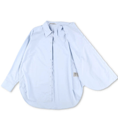 ACNE STUDIOS Womens Shirt Button-Up Collared Long Sleeve Blue Cotton 38 RRP 325 — View 7