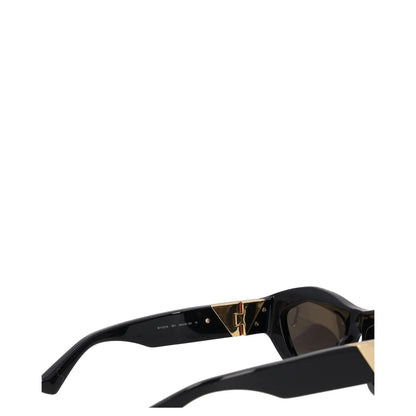 BOTTEGA VENETA Womens Sunglasses Geometric Black Acrylic Tinted Lenses OS RRP385 — View 9