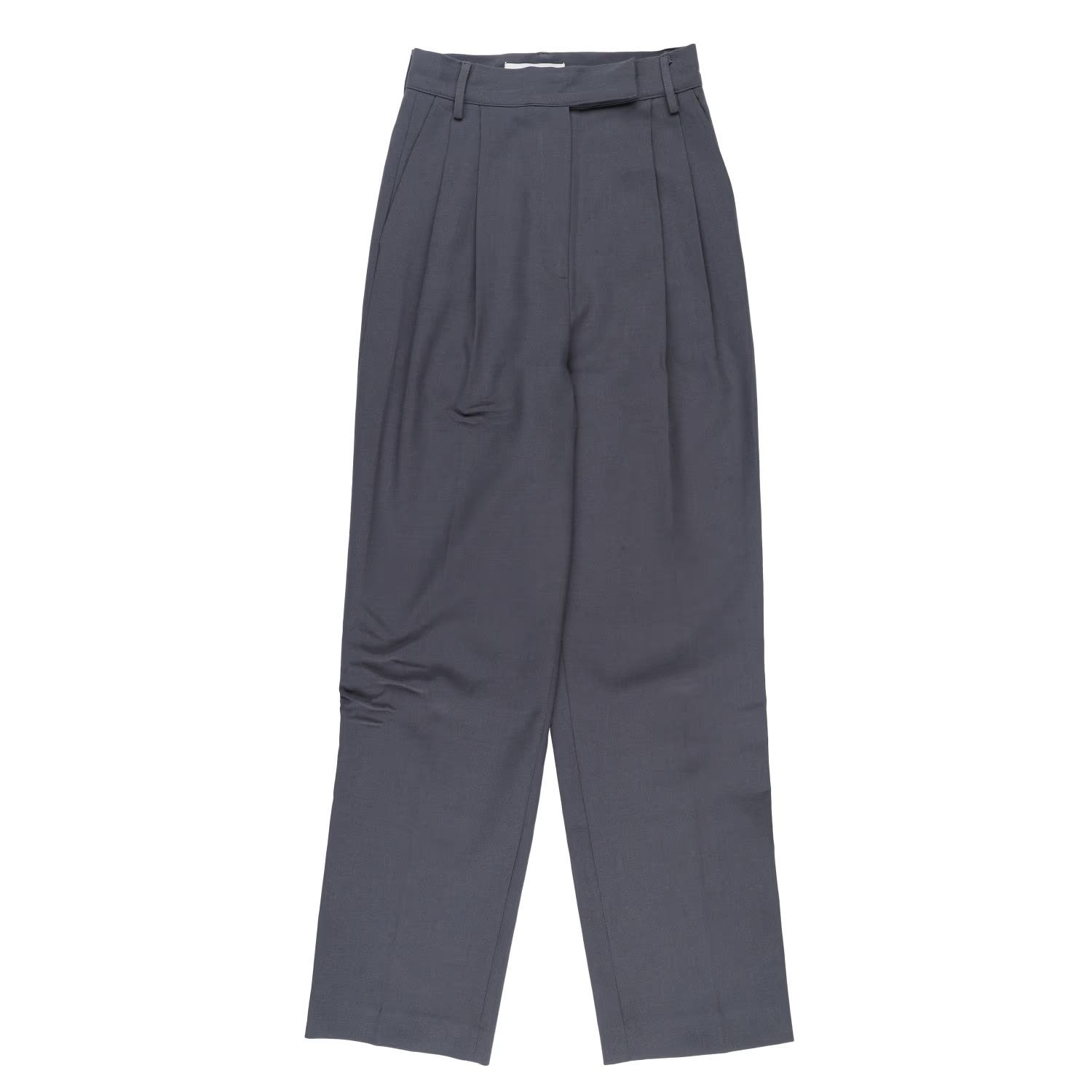FRANKIE SHOP Womens Bea Suit Pants Grey Pleated Wide Leg Size XS RRP 195
