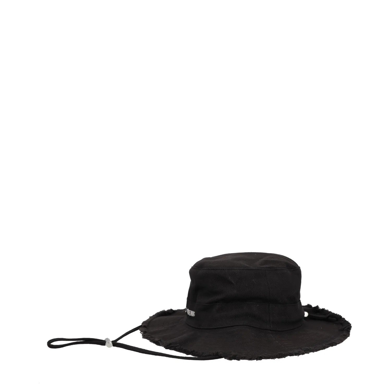 JACQUEMUS Unisex Jacqu Le Bob Artichaut Hat Black Logo Strap Size L RRP 125 — View 3
