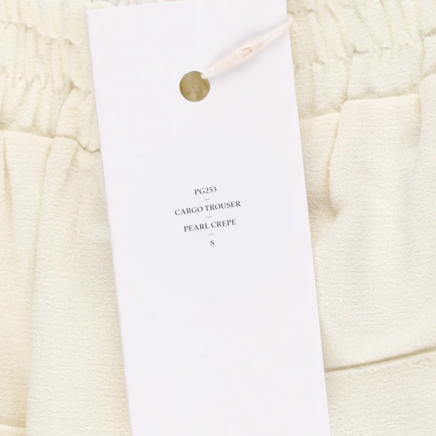 PARIS GEORGIA Womens Trousers Ivory White Wide Leg Side Pockets Size S RRP 250 — View 6