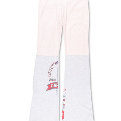 CONNER IVES Womens Flared Joggers Mixed Vintage Fibre White Logo Size M RRP 250 — View 3