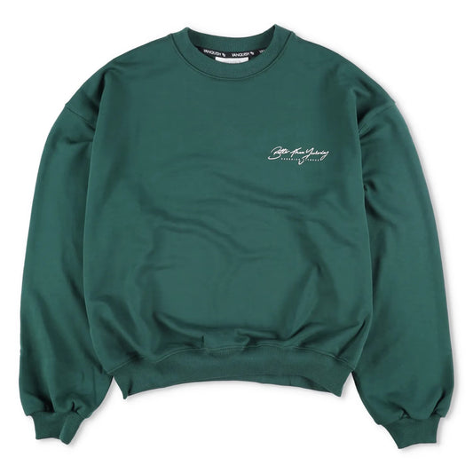 VANQUISH Mens Sweatshirt Crew Neck Long Sleeve Logo Pullover Green M RRP 150