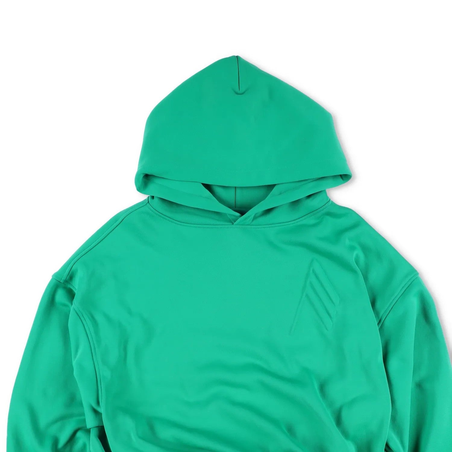 THE ATTICO Womens Cropped Hoodie Green Cotton Blend Pullover Size M RRP 320 — View 2