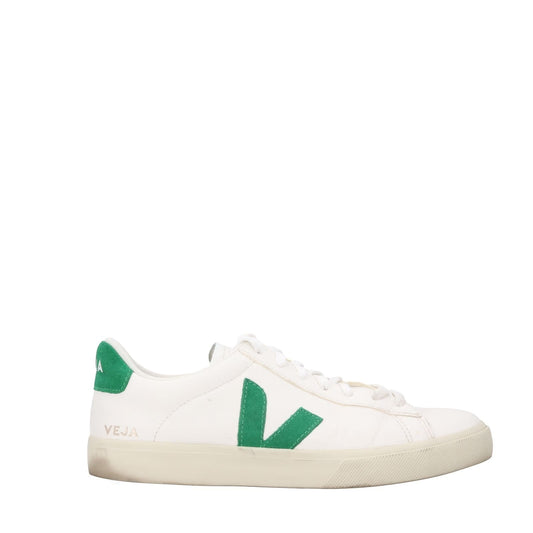 VEJO Womens Campo Paros Sneakers Low Top Lace Up White Green Leather UK 9 RRP136