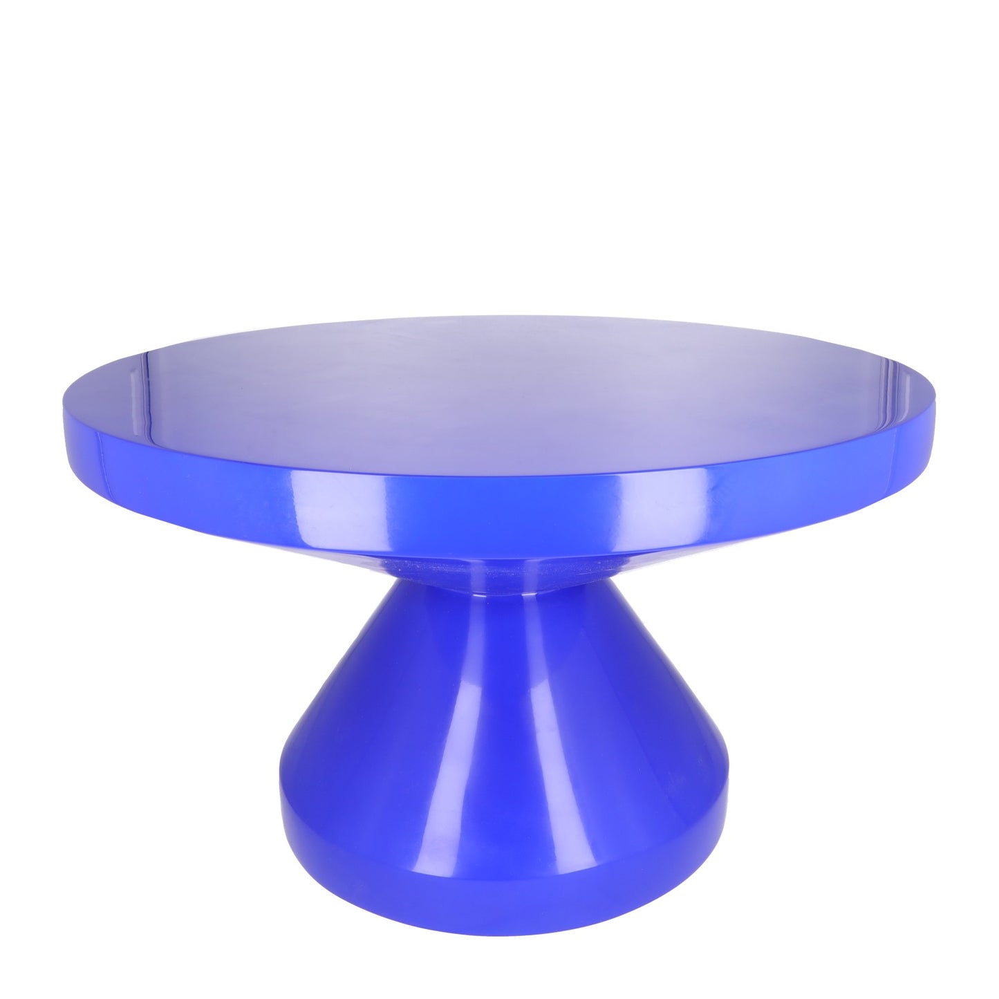 POLS POTTEN Zig Zag Coffee Table Blue Glossy Modern One Size RRP 677.8 — View 6